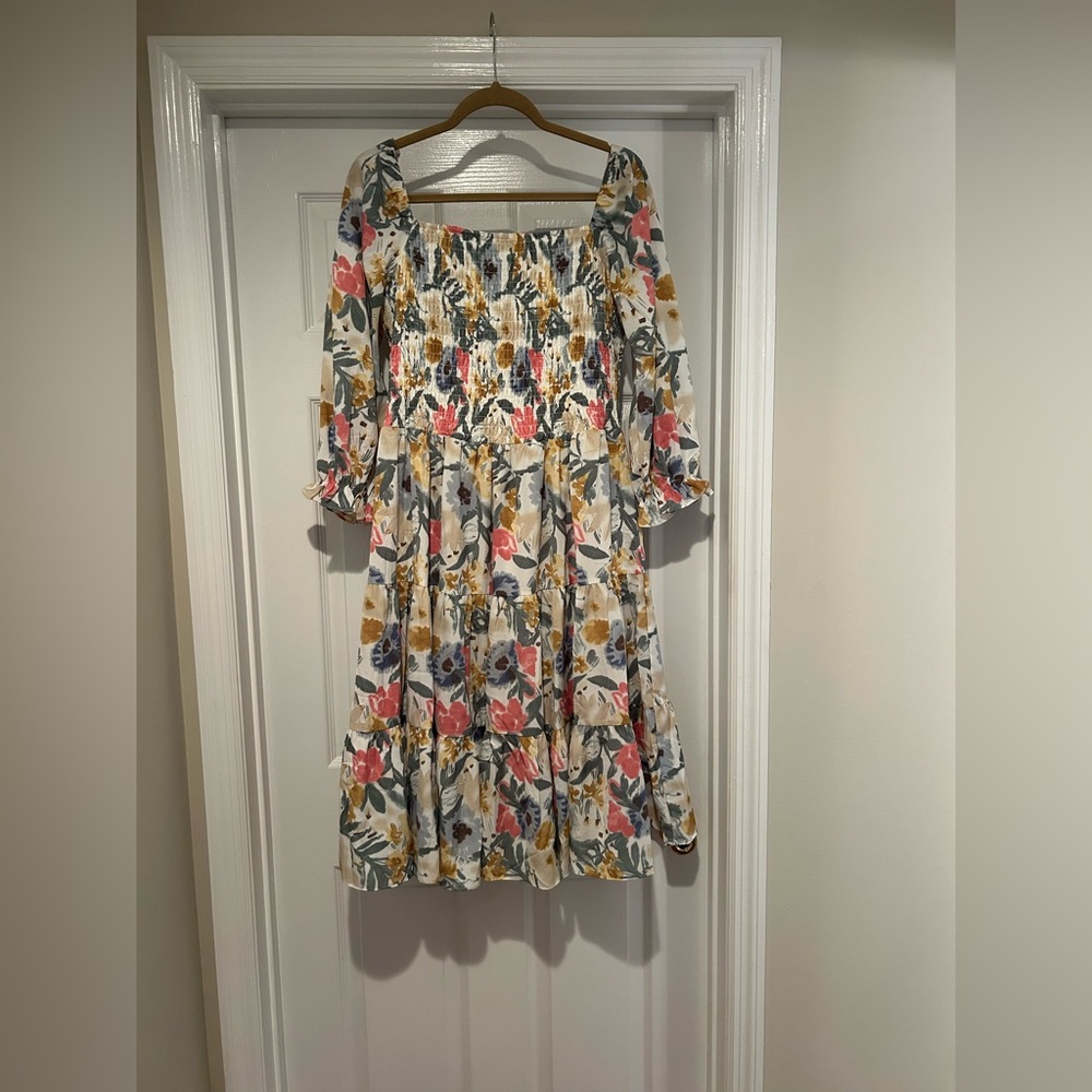 Floral Off-Shoulder Dress